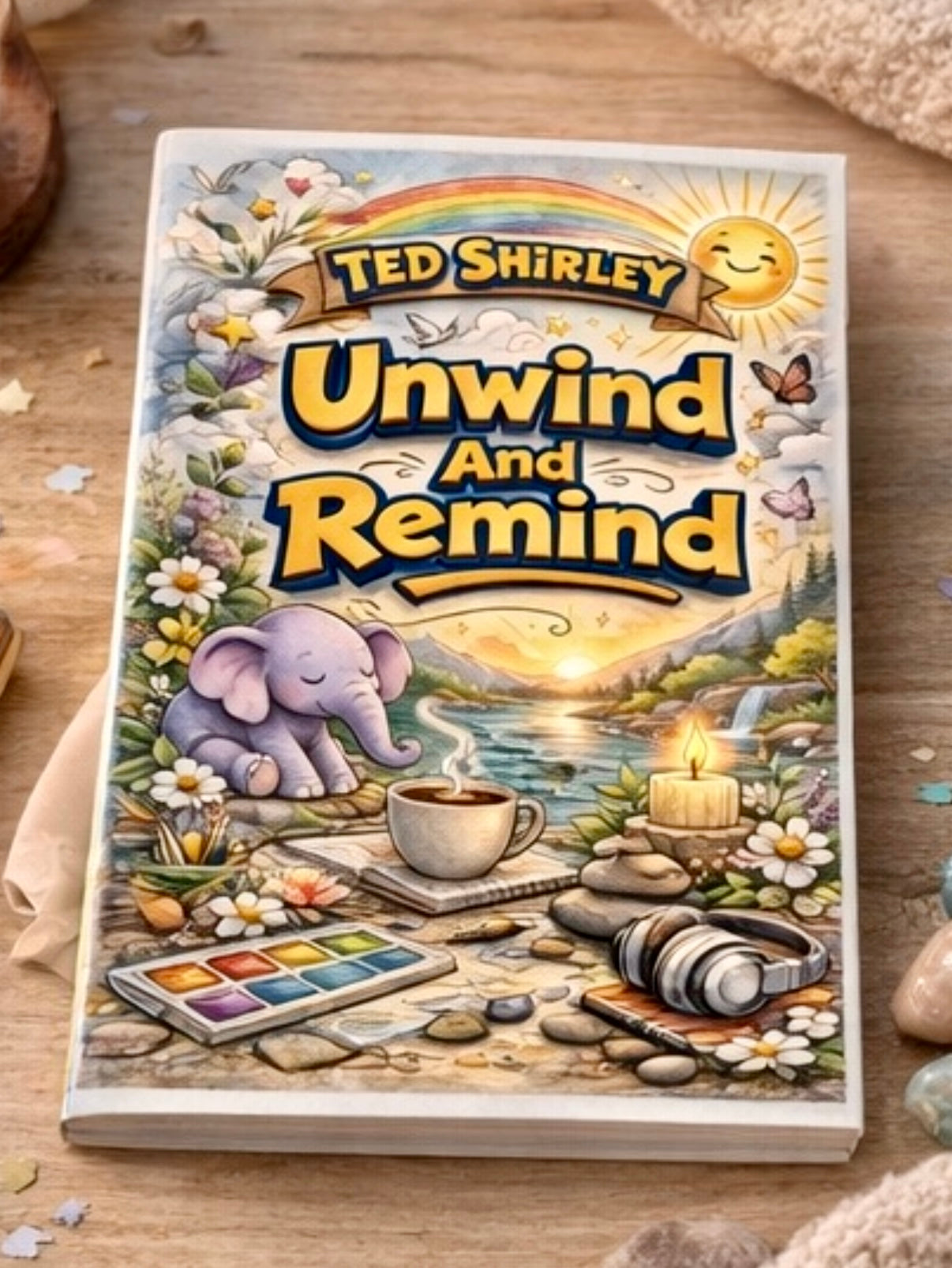 Unwind & Remind (Adult Colouring Book for Self Improvement and Wellbeing)