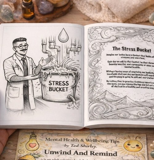 Unwind & Remind (Adult Colouring Book for Self Improvement and Wellbeing)